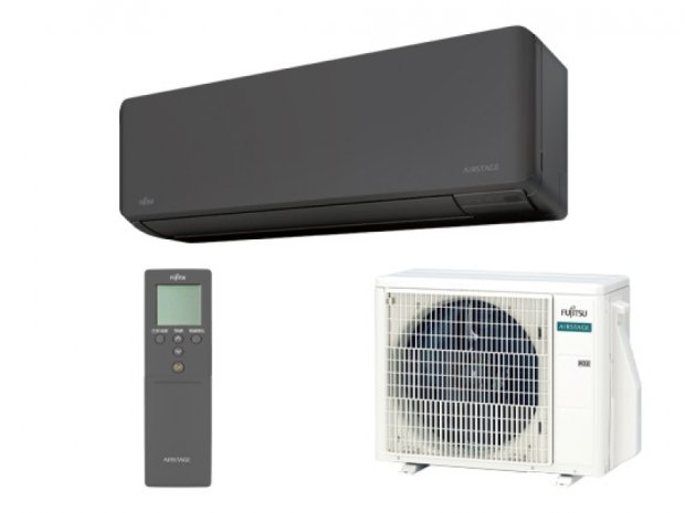 FUJITSU AIRSTAGE ASEH12KMCG-B/AOEH12KMCG Oldalfali split klíma készlet (Fekete) WIFI 3,4 kW Hősz. Inver. R32 FUJITSU AIRSTAGE ASEH12KMCG-B/AOEH12KMCG Oldalfali split klíma készlet (Fekete) WIFI 3,4 kW Hősz. Inver. R32